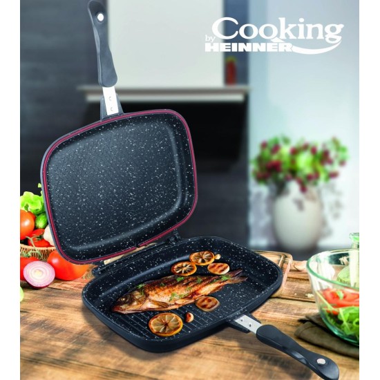 Heinner dvostruka grill tava HR-SCO-A0232I Heinner dvostruka grill tava HR-SCO-A0232I