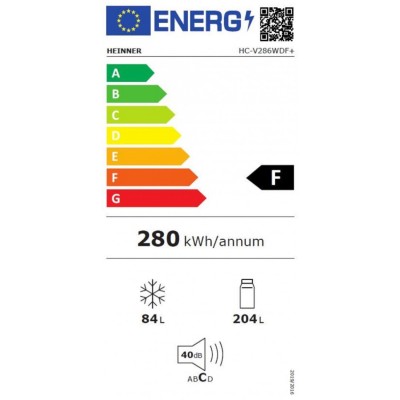 HEINNER kombinirani hladnjak HC-V286WDF+