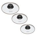 HEINNER SET OD 3 STAKLENA POKLOPCA: 20 / 18 / 16 CM VN-SYN-CAPS HEINNER SET OD 3 STAKLENA POKLOPCA: 20 / 18 / 16 CM VN-SYN-CAPS