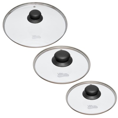HEINNER SET OD 3 STAKLENA POKLOPCA: 22 / 20 / 18 CM - VN-SYN-CAPM