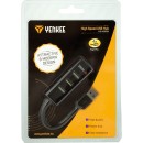 Yenkee USB priključak YHB 4001BK Yenkee USB priključak YHB 4001BK