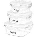 Lamart set staklenih posuda za hranu LT6012 Lamart set staklenih posuda za hranu LT6012