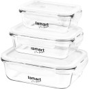 Lamart set staklenih posuda za hranu LT6011 Lamart set staklenih posuda za hranu LT6011