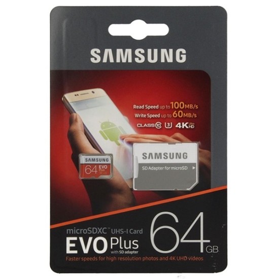 Samsung 64GB micro SD kartica Evo Plus MB-MC64GA Samsung 64GB micro SD kartica Evo Plus MB-MC64GA