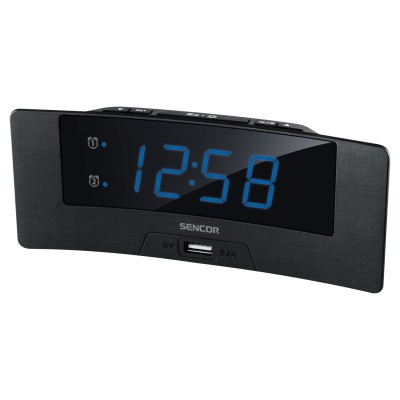 Sencor digitalni alarm sat s USB punjačem SDC 4912 BU