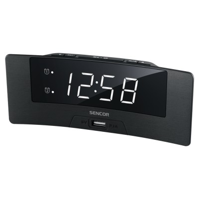 Sencor digitalni alarm sat s USB punjačem SDC 4912 WH