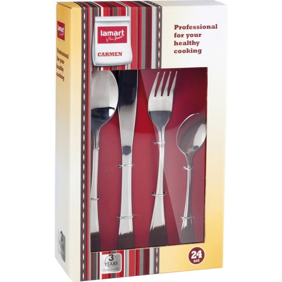 Lamart set 24 komada pribora za jelo LT5001 Lamart set 24 komada pribora za jelo LT5001