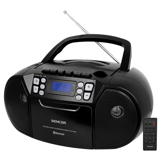 Sencor CD USB radio kasetofon SPT 3907 B Sencor CD USB radio kasetofon SPT 3907 B