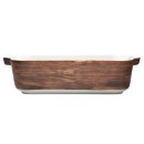 Altom Design porculanska posuda za pečenje 30 cm Happy home drvo dekor Altom Design porculanska posuda za pečenje 30 cm Happy home drvo dekor