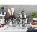 Altom Design set lonaca od nehrđajućeg čelika 8 elemenata Remo Altom Design set lonaca od nehrđajućeg čelika 8 elemenata Remo