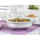Altom Design ovalna posuda za pečenje sa grijačem Mesa 2,2 litara