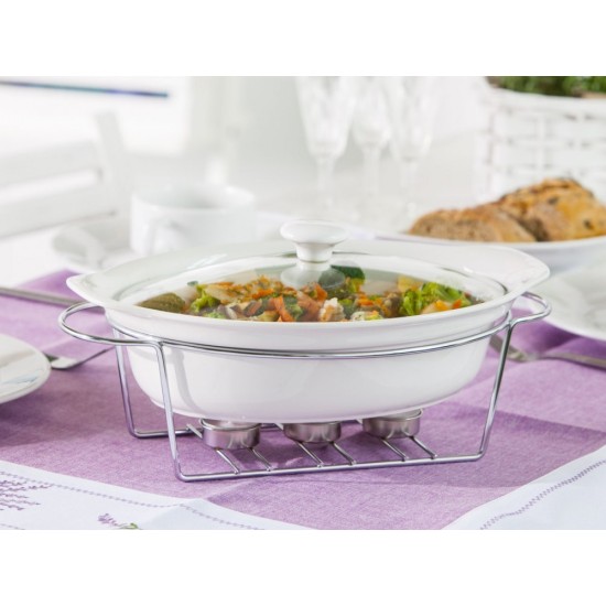 Altom Design ovalna posuda za pečenje sa grijačem Mesa 3,3 litara - 020201211 Altom Design ovalna posuda za pečenje sa grijačem Mesa 3,3 litara - 020201211