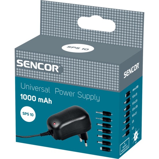 Sencor adapter 1000 mA SPS 10 Sencor adapter 1000 mA SPS 10