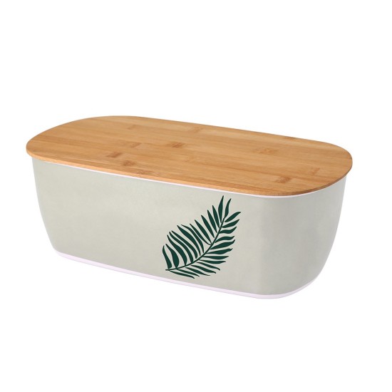 Posuda za kruh od bambusovih vlakana s poklopcem od bambusa 35x20x13,5 cm Posuda za kruh od bambusovih vlakana s poklopcem od bambusa 35x20x13,5 cm