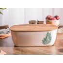 Posuda za kruh od bambusovih vlakana s poklopcem od bambusa 35x20x13,5 cm Posuda za kruh od bambusovih vlakana s poklopcem od bambusa 35x20x13,5 cm