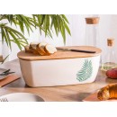 Posuda za kruh od bambusovih vlakana s poklopcem od bambusa 35x20x13,5 cm Posuda za kruh od bambusovih vlakana s poklopcem od bambusa 35x20x13,5 cm