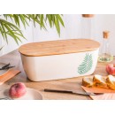 Posuda za kruh od bambusovih vlakana s poklopcem od bambusa 35x20x13,5 cm Posuda za kruh od bambusovih vlakana s poklopcem od bambusa 35x20x13,5 cm