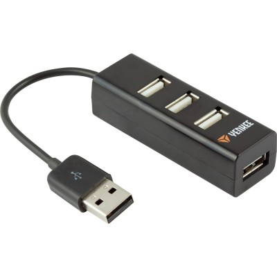 Yenkee USB priključak YHB 4001BK