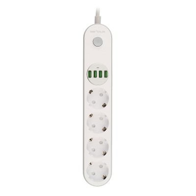 Serioux produžni kabel sa zaštitom SRXP-PS44W