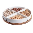 Altom Design set od 4 posude na podlozi od bambusa, okrugli 25,5 cm - 01010052004 Altom Design set od 4 posude na podlozi od bambusa, okrugli 25,5 cm - 01010052004