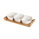 Altom Design set 3 zdjelice na podlozi od bambusa - 01010052031 Altom Design set 3 zdjelice na podlozi od bambusa - 01010052031
