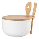 Altom Design zdjela za salatu sa žlicama i poklopcem od bambusa - 01010052036 Altom Design zdjela za salatu sa žlicama i poklopcem od bambusa - 01010052036
