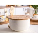 Altom Design zdjela za salatu sa žlicama i poklopcem od bambusa - 01010052036 Altom Design zdjela za salatu sa žlicama i poklopcem od bambusa - 01010052036