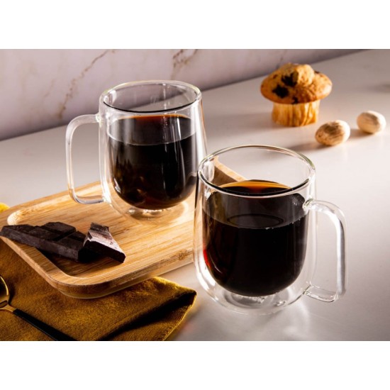 Altom Design čaše Andrea s dvostrukim stijenkama i dnom, 300 ml (set od 2 čaše) - 0103008120 Altom Design čaše Andrea s dvostrukim stijenkama i dnom, 300 ml (set od 2 čaše) - 0103008120