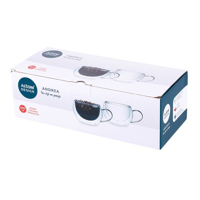Altom Design čaše Andrea s dvostrukim stijenkama i dnom, 400 ml (set od 2 čaše) - 0103008121