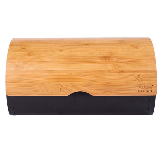 Altom Design posuda za kruh s bambusovim poklopcem crna 38x24x20 cm - 020401752 Altom Design posuda za kruh s bambusovim poklopcem crna 38x24x20 cm - 020401752