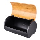 Altom Design posuda za kruh s bambusovim poklopcem crna 38x24x20 cm - 020401752 Altom Design posuda za kruh s bambusovim poklopcem crna 38x24x20 cm - 020401752
