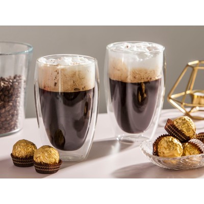 Altom Design čaše Andrea s dvostrukim stijenkama i dnom, 380 ml (set od 2 čaše) - 0103008109