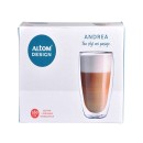 Altom Design čaše Andrea s dvostrukim stijenkama i dnom, 380 ml (set od 2 čaše) - 0103008109 Altom Design čaše Andrea s dvostrukim stijenkama i dnom, 380 ml (set od 2 čaše) - 0103008109