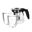 Altom Design termo staklene šalice za kavu i čaj Andrea 300 ml (set od 2 čaše) + vrč 900 ml - 020302365 Altom Design termo staklene šalice za kavu i čaj Andrea 300 ml (set od 2 čaše) + vrč 900 ml - 020302365