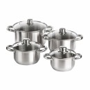Altom Design set lonaca od nehrđajućeg čelika 8 elemenata Vito Altom Design set lonaca od nehrđajućeg čelika 8 elemenata Vito