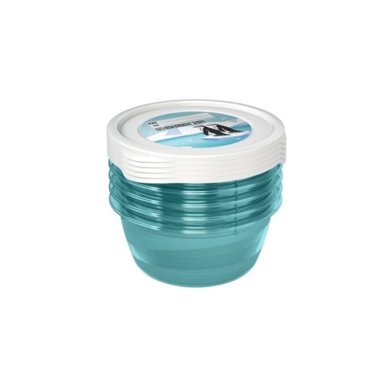 Altom Design set spremnika za hranu Mia ( 5 x 0,5L ) - 0207018176 Altom Design set spremnika za hranu Mia ( 5 x 0,5L ) - 0207018176