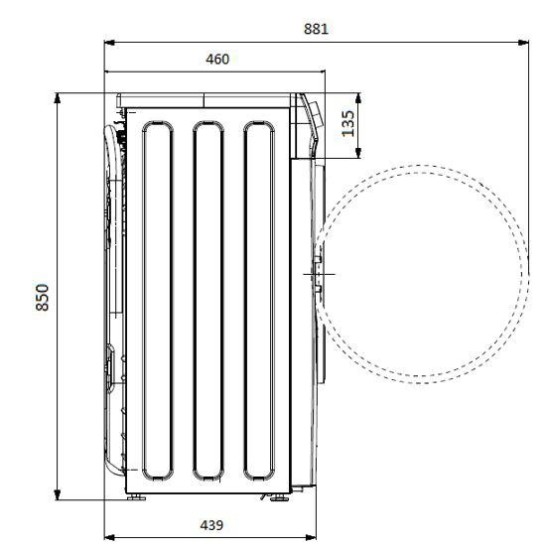 Heinner perilica rublja SLIM HWM-H6010E++ Heinner perilica rublja SLIM HWM-H6010E++