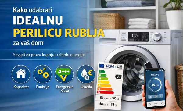Kako odabrati idealnu perilicu rublja za vaš dom