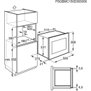 AEG Ugradbena mikrovalna pećnica MSB2547D-M