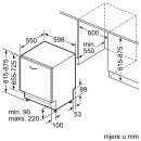 BOSCH Ugradbena perilica posuđa SMV4HTX33E BOSCH Ugradbena perilica posuđa SMV4HTX33E